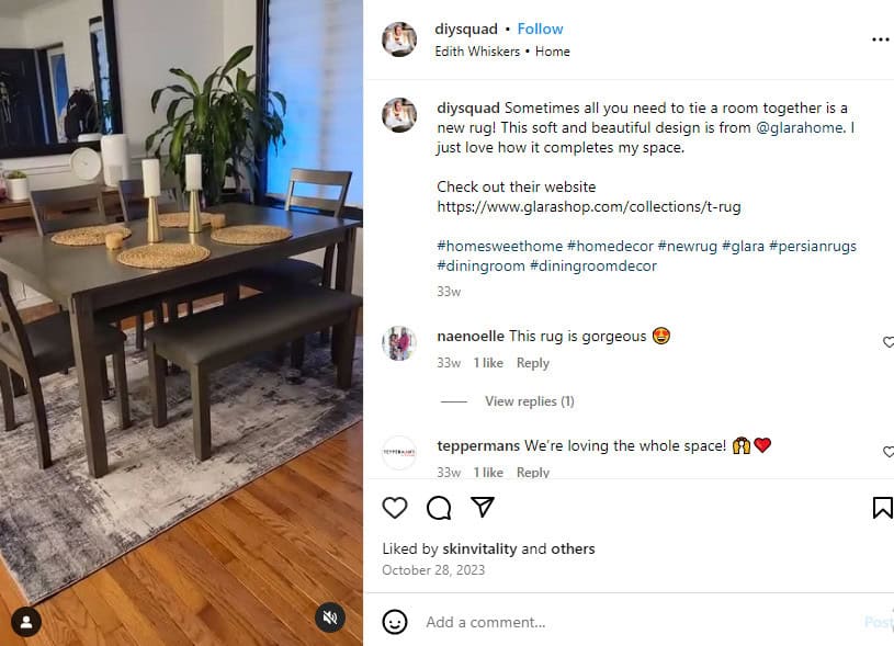 Diysquad | IG Post de la décoration intérieure | Conseils de marketing immobilier