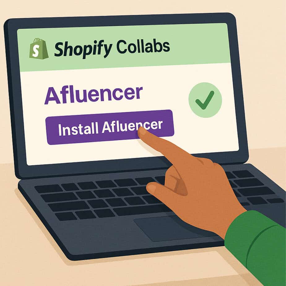 Affluenceur: l'alternative Collabs Shopify qui améliore sa configuration existante