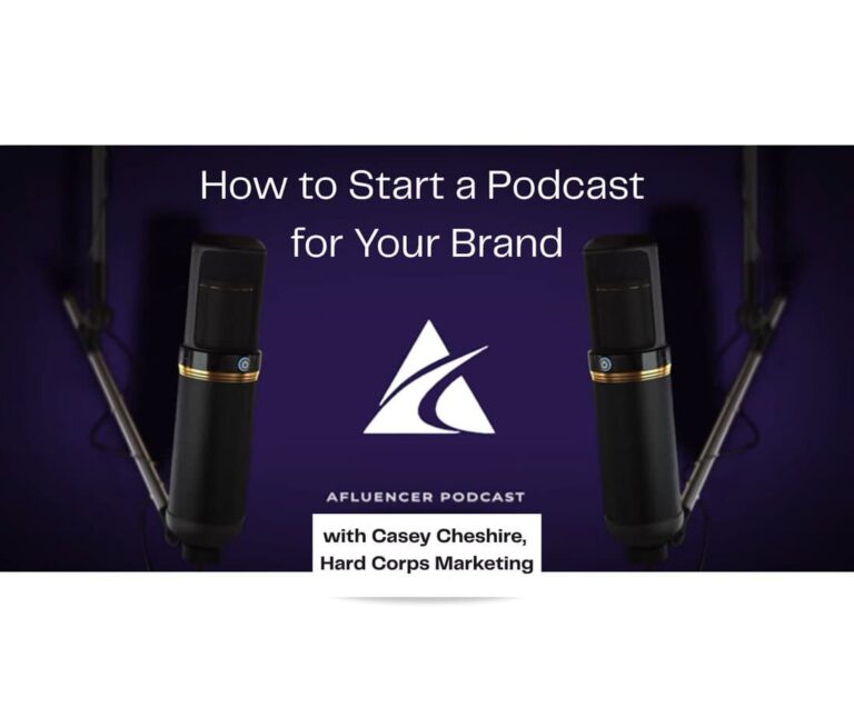 Comment démarrer un podcast pour votre marque | Podcast Afflucer # 73