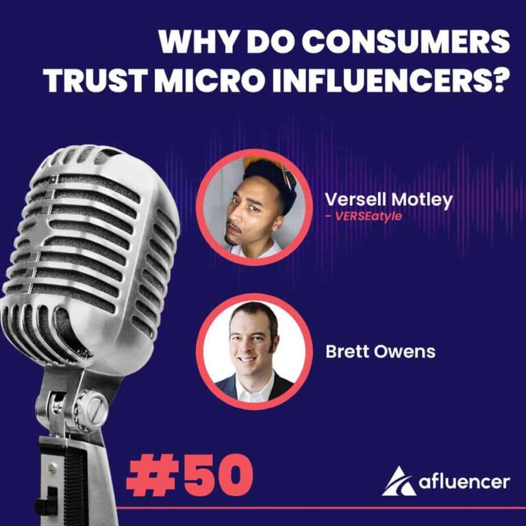 Podcast Episode No. 50 - Pourquoi les consommateurs font-ils confiance aux micro-influenceurs? | Versell Motley - Polyled